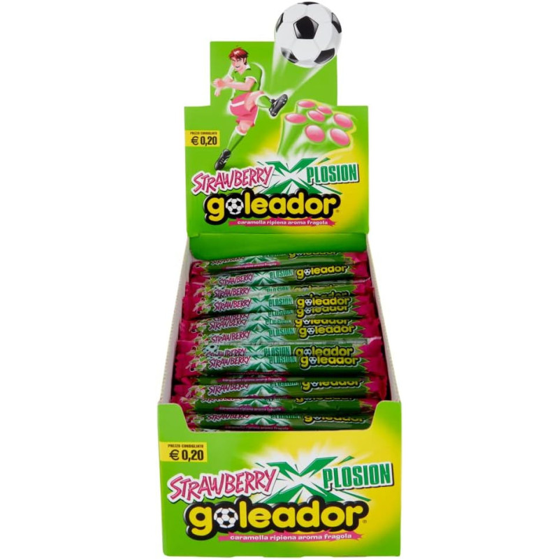 Goleador Xplosion Frizz Strawberry x 120pz