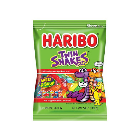 Haribo Twin Snakes 100gr x 30pz