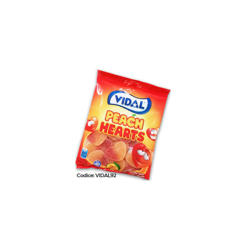 Vidal Peach Hearts gr.90 x 14pz