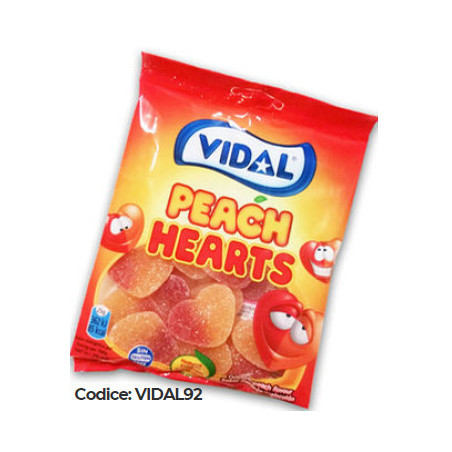 Vidal Peach Hearts gr.90 x 14pz