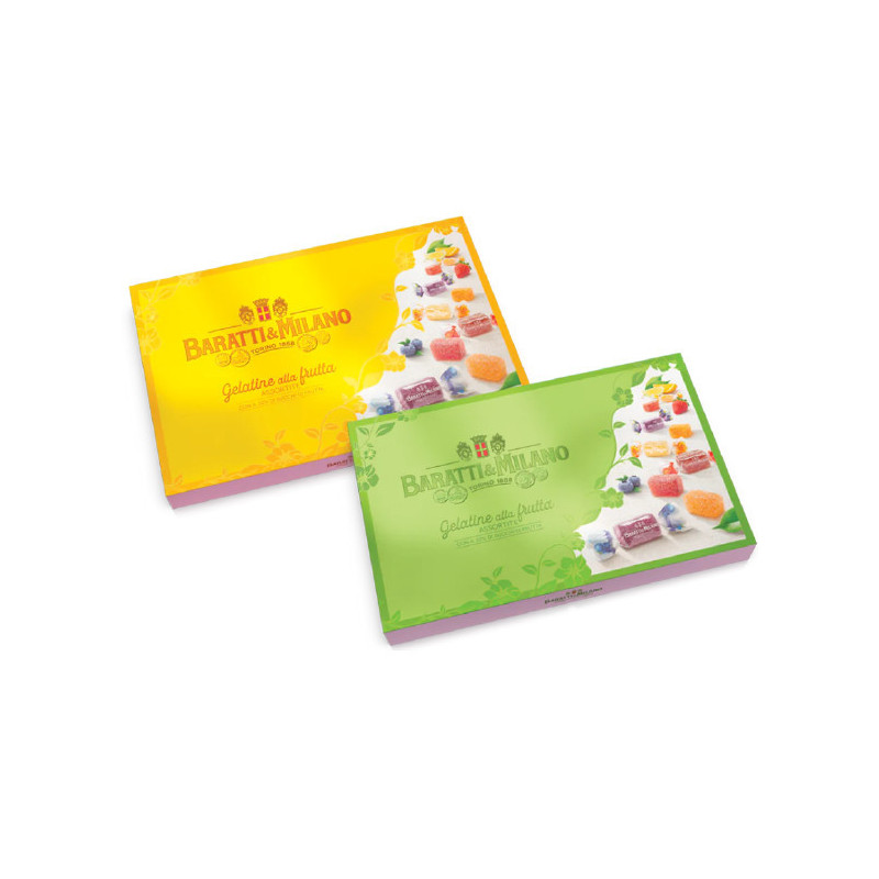 Gelee Assortite Scatola Giada Baratti&Milano da 400gr.