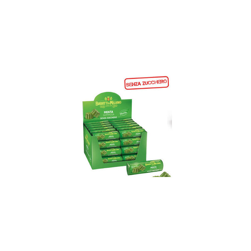 Gommosa alla Menta s.z. Baratti & Milano stick da 19gr x 48pz