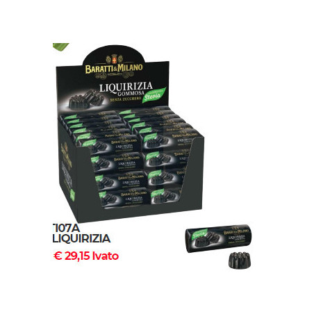 Gommosa alla Liquirizia s.z. Baratti & Milano stick da 19gr x 48pz
