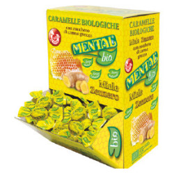 Mental Caramelle Biologiche Zenzero e Miele gr.750