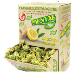 Mental Caramelle Biologiche Zenzero e Limone gr.750