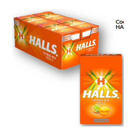 Halls Astuccio Citrus x 12pz