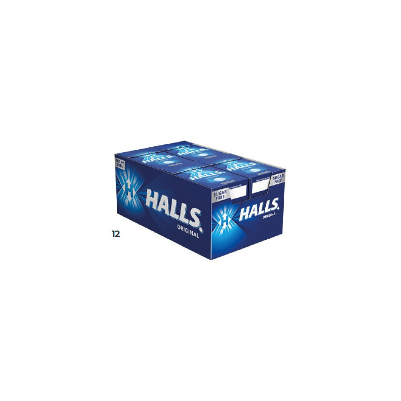 Halls Astuccio Original s.z. x 12pz