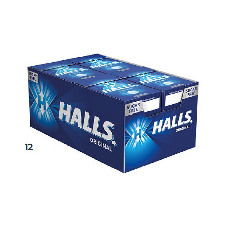 Halls Astuccio Original s.z. x 12pz