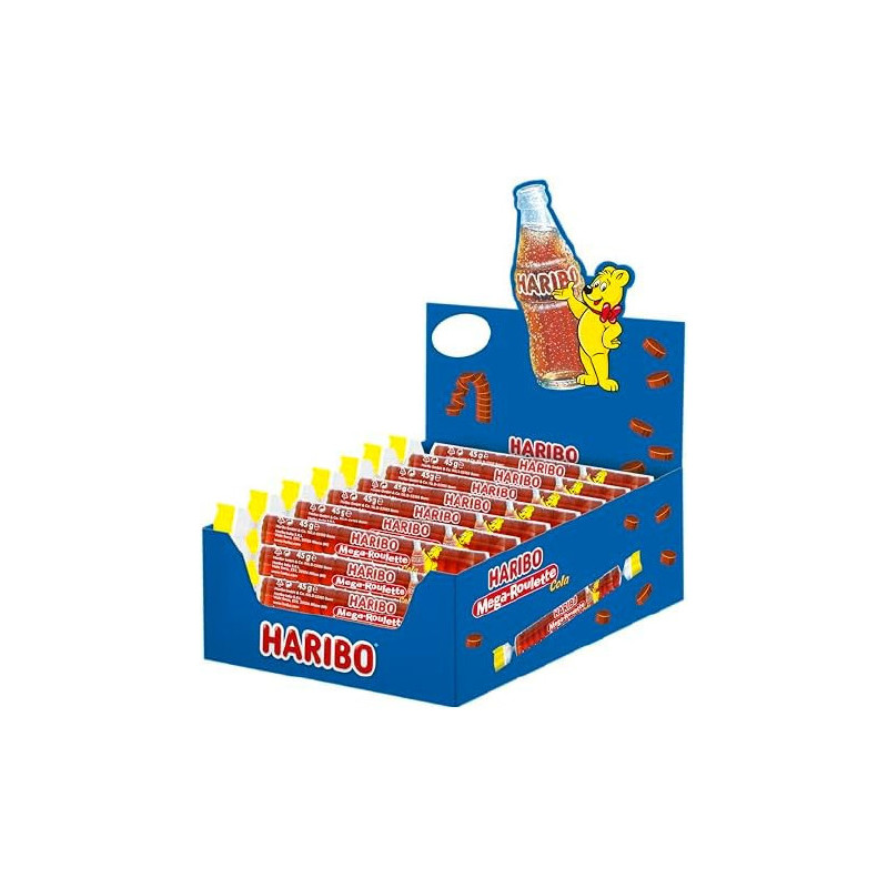 Haribo Mega Roulette Cola x 40pz