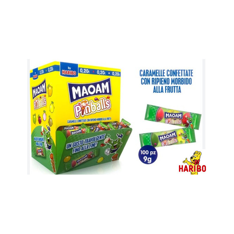 Haribo MAOAM Pinballs da 9gr x 100pz