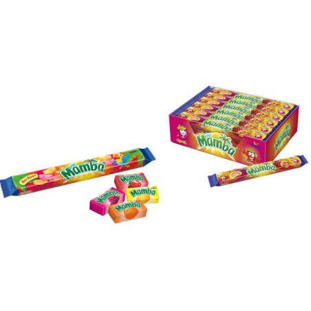 Mamba Caramelle Gommose Frutta 106gr x 24pz