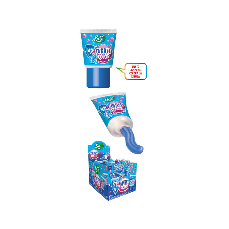 Tubetto Gum Pittura Lingua al lampone 35gr x 36pz Lutti