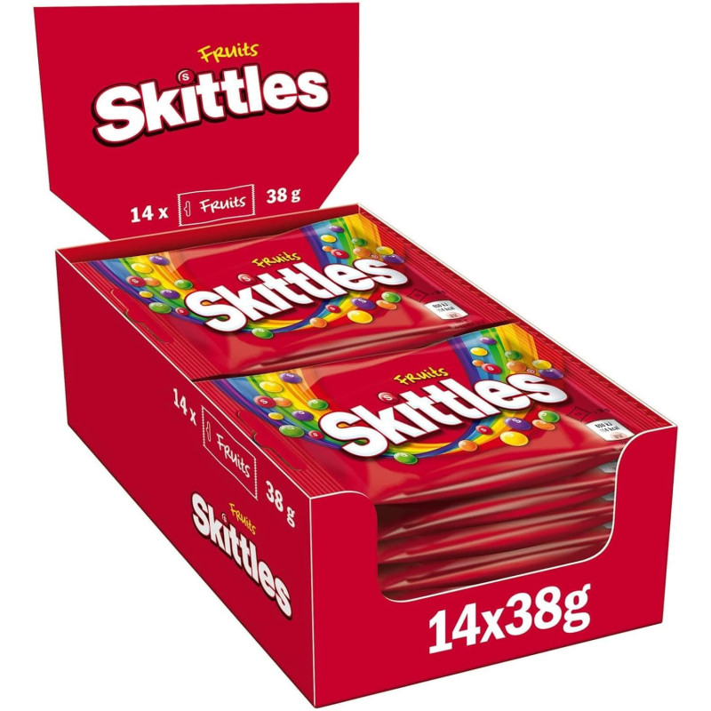 Skittles Fruit 38gr x 14pz