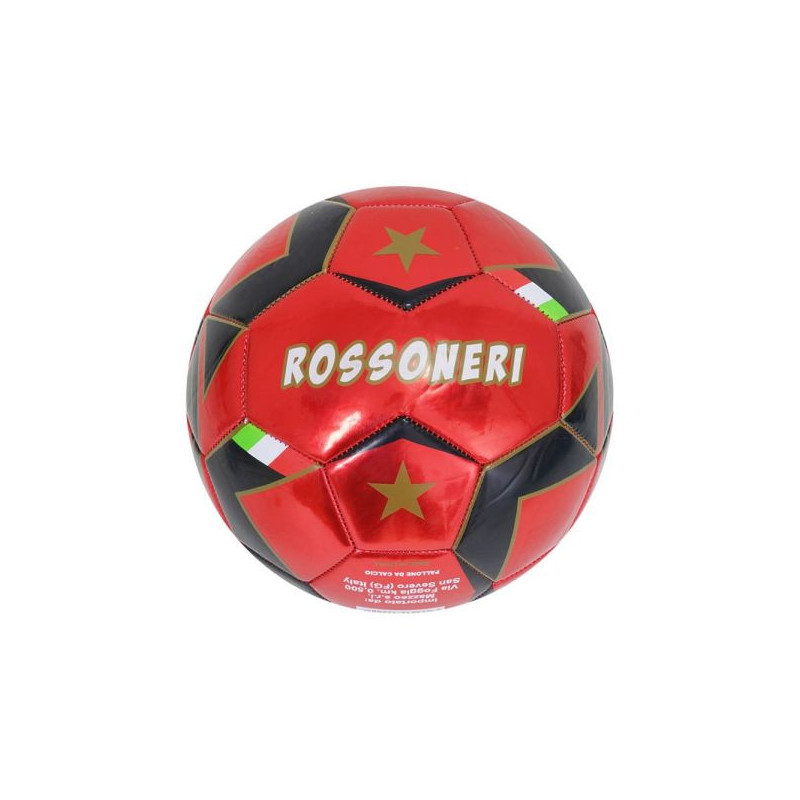 Pallone da Calcio misura 5 rosso/nero