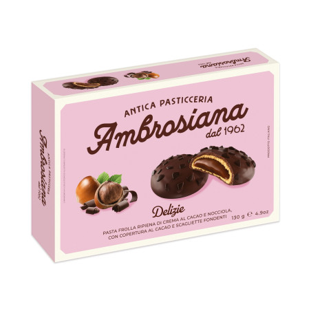 Biscotti Delizie alla Nocciola 150gr Dolciaria Ambrosiana