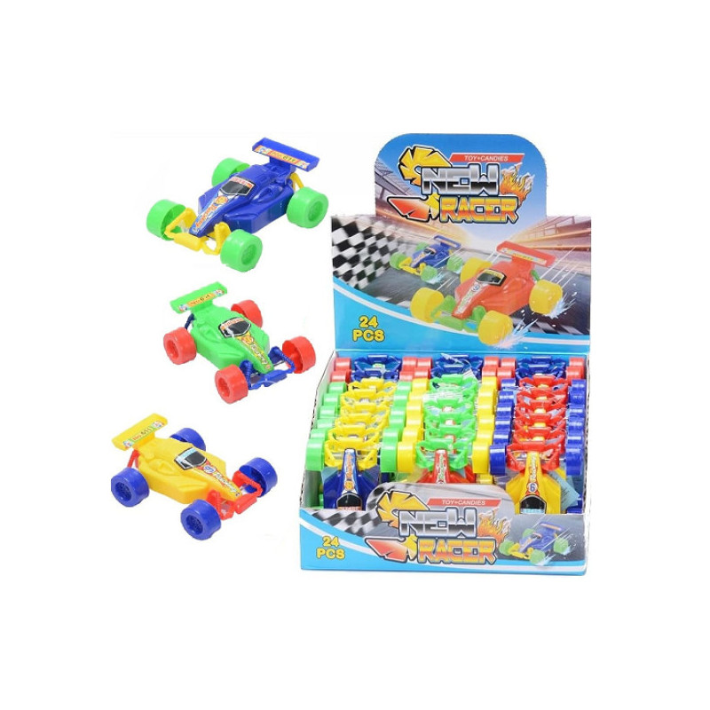 New Racer macchina formula1 con caramelle x 24pz