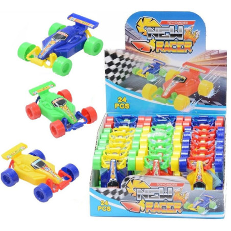 New Racer macchina formula1 con caramelle x 24pz