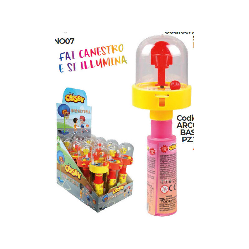 Basket Luce con caramelle x 12pz