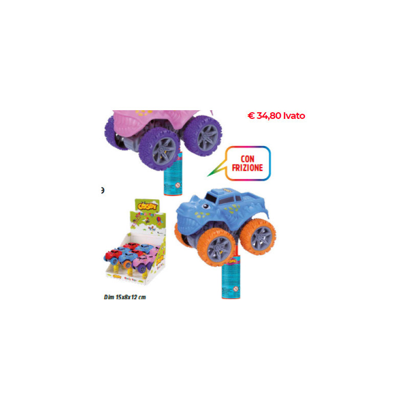 Auto Off Road con caramelle x 9pz