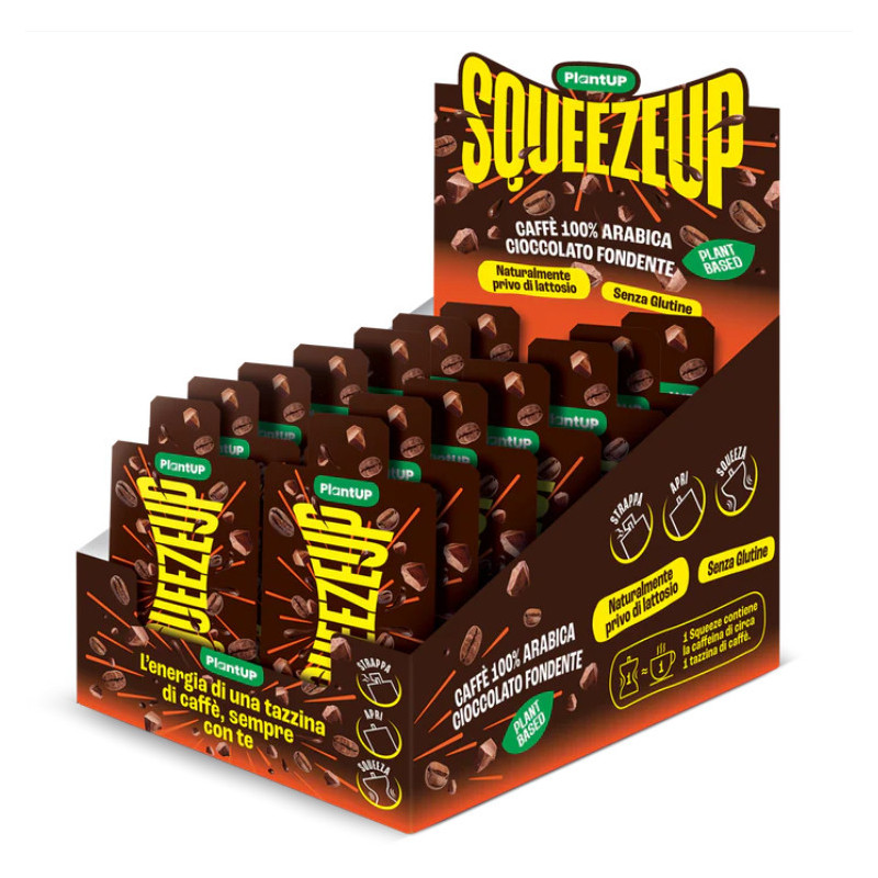 SqueezeUp Bevanda Caffè e Cioccolato 18gr x 36pz SL SG PlantUp