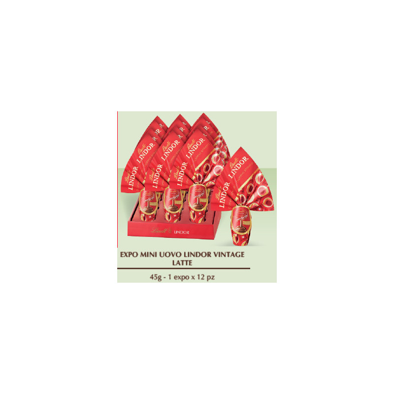 Mini Uovo Lindor al Latte 45gr x 12pz