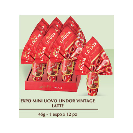 Mini Uovo Lindor al Latte 45gr x 12pz