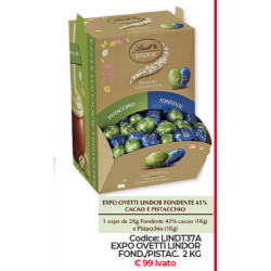 Expo Ovetti Lindor Fondente (1kg) + Pistacchio (1kg) tot.2kg