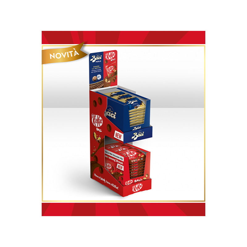 Expo Duetto KitKat Balls e Perle Baci 48pz