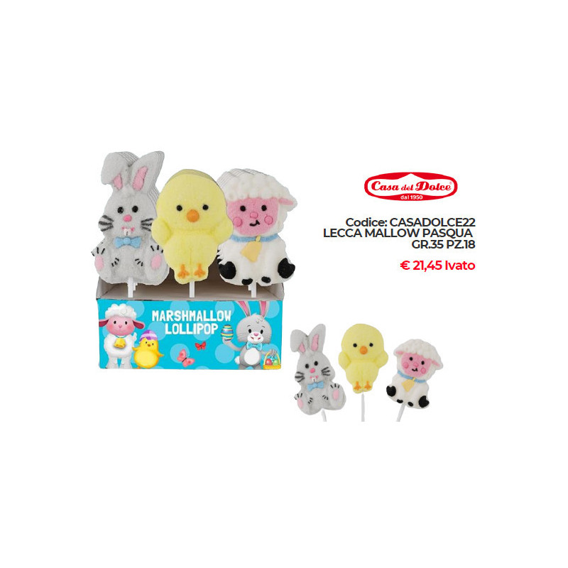 Lecca Mallow Pasqua 35gr. x 18pz