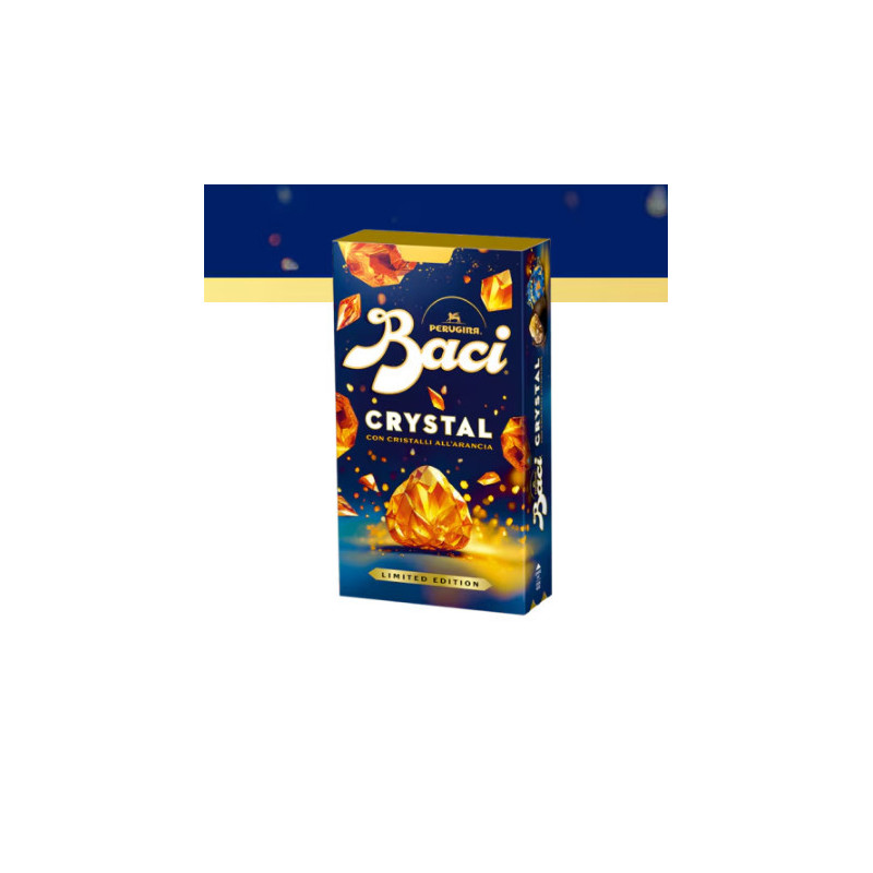 Baci Perugina Scatola Bijoux Crystal al Fondente e Arancia 200gr
