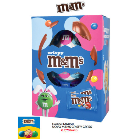 Uovo M&MS CRISPY da 156gr.