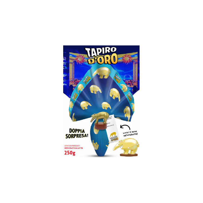 Uovo latte Tapiro d'Oro da 250gr