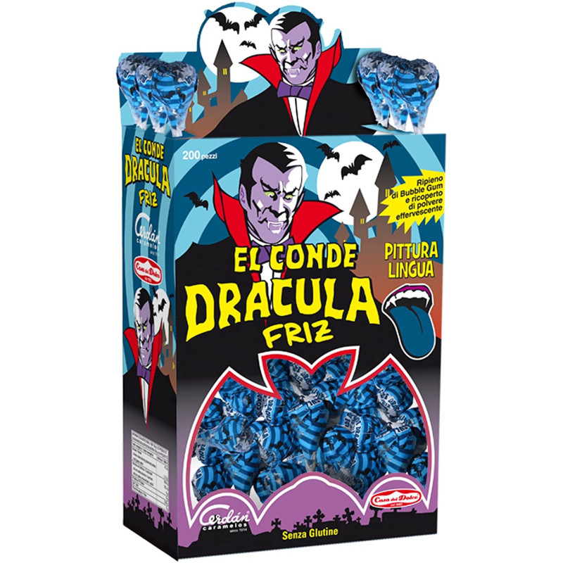 El Conde Dracula Pittura Lingua x 200pz Casa del Dolce